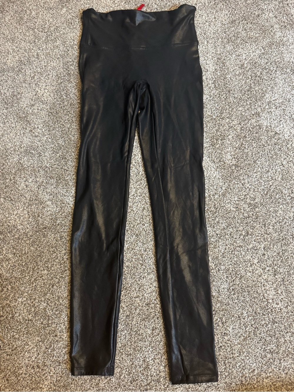 Spanx Black Faux Leather Leggings